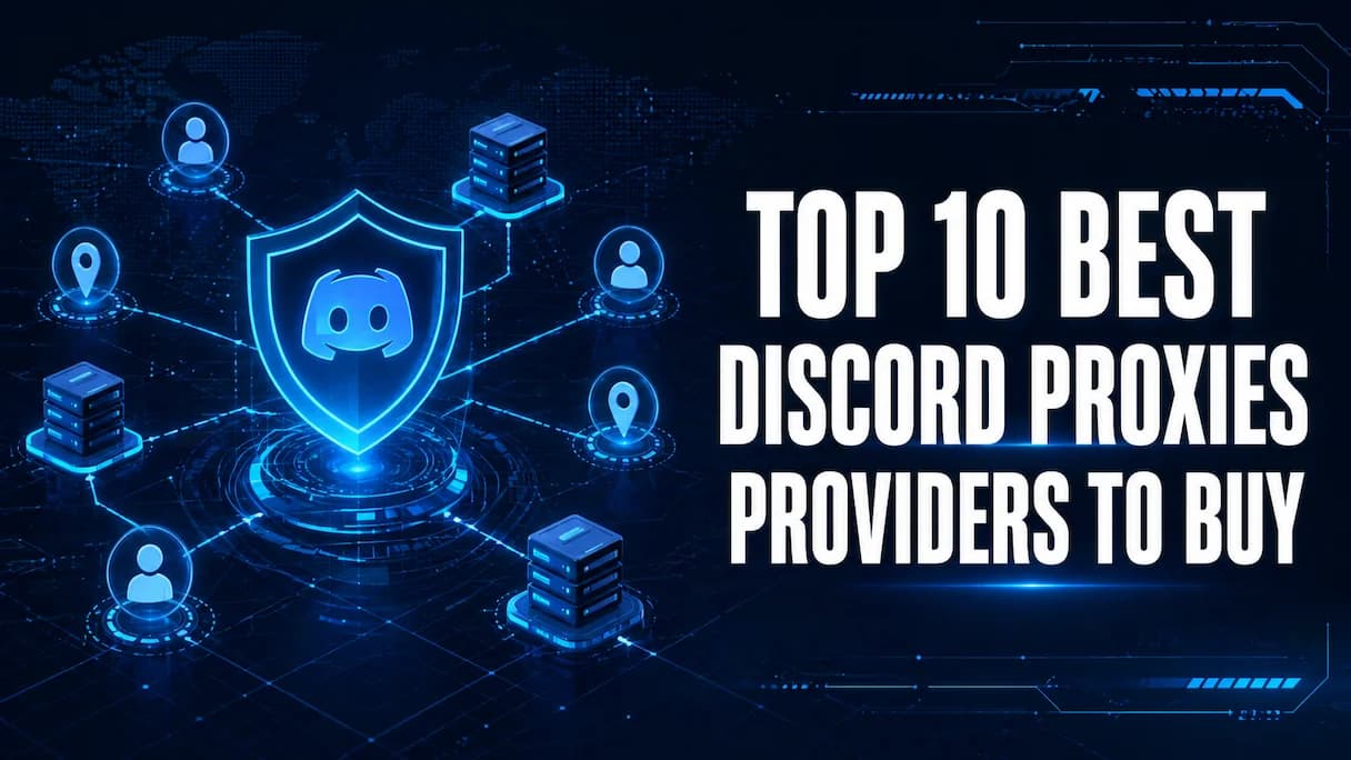 A comparison of the top 10 best Discord proxies providers to buy for account automation and bypassing IP bans in 2026.