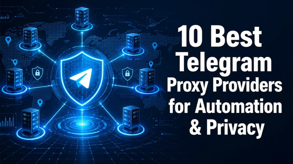 Comparison of the top 10 best Telegram proxy providers to buy in 2026 for secure MTProto connections and account management.