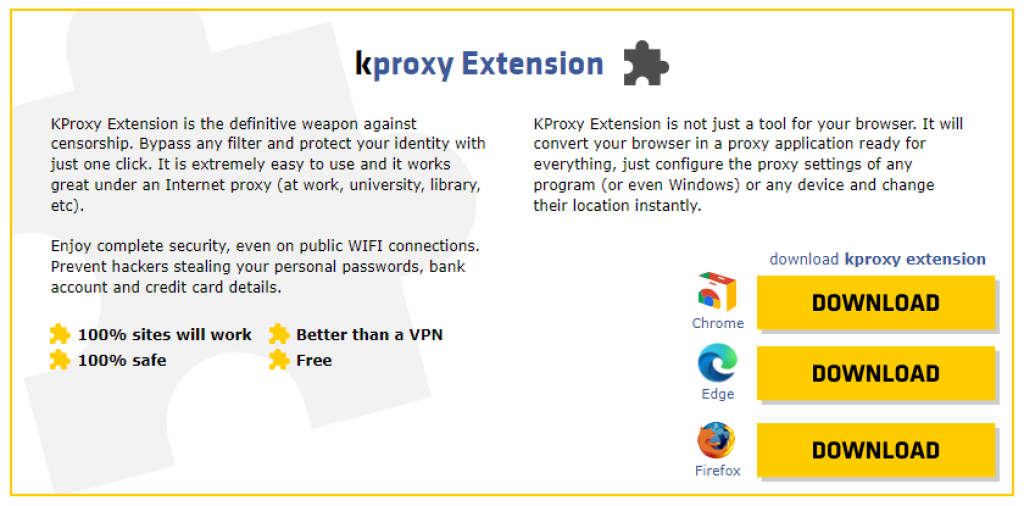 kproxy extension